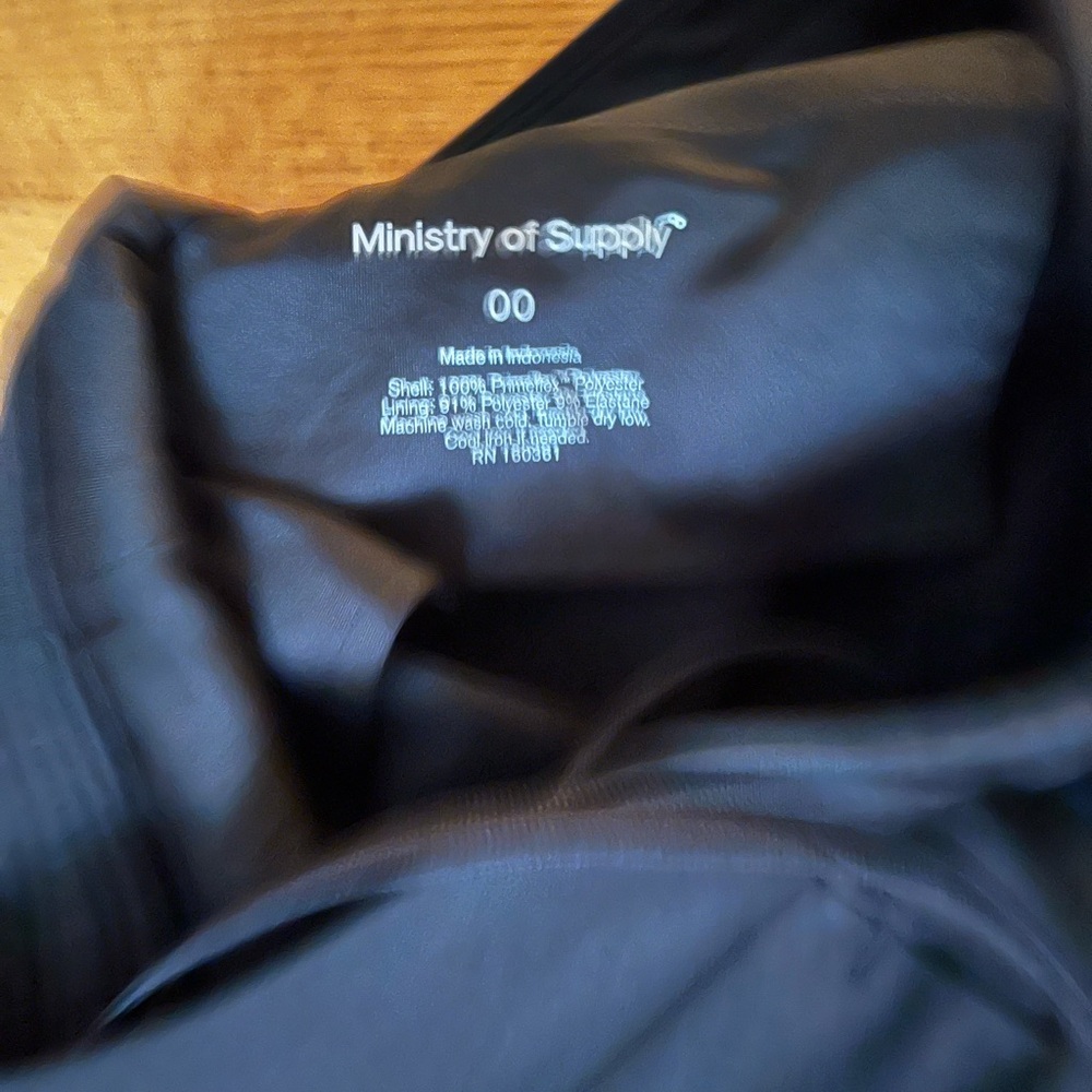 Black Ministry of Supply pants - Picture 5 of 5